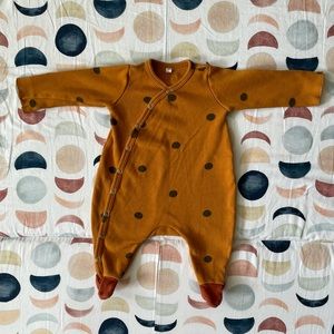 Organic Zoo Polka Dot Footed Sleeper